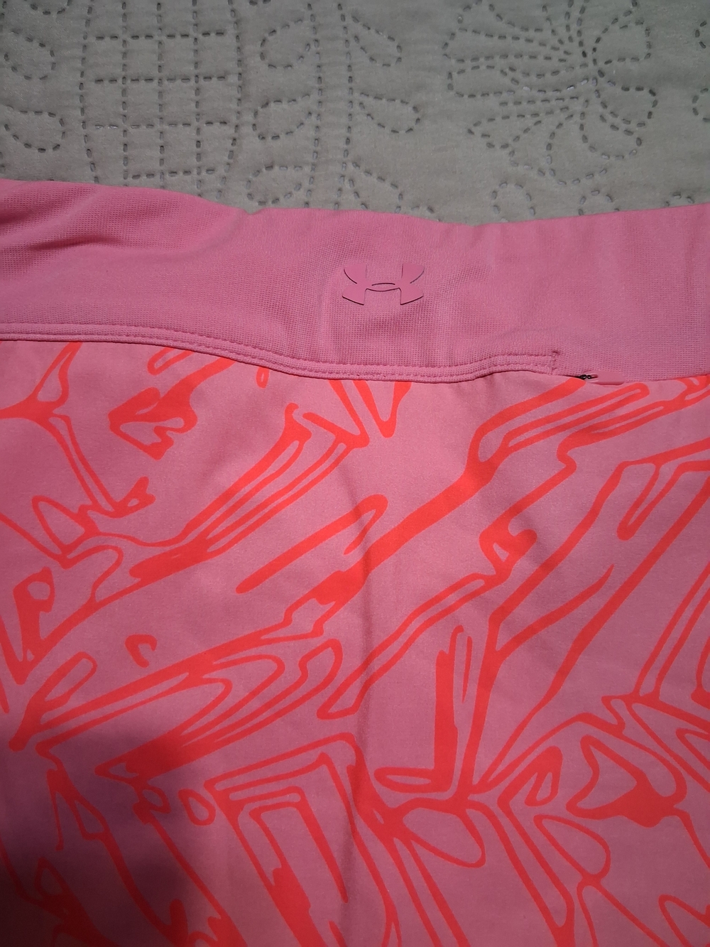 Under Armour Pink and Coral A-Line Athletic Skort - Picture 8 of 8